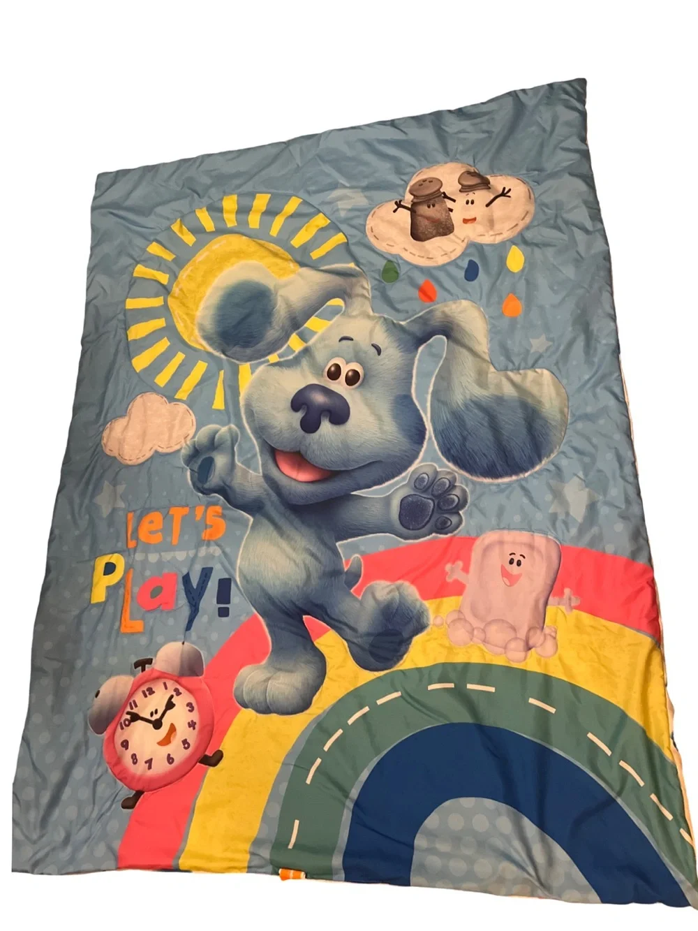 Blues Clues Let's Play Toddler  Bedding Size Comforter Only Reversible